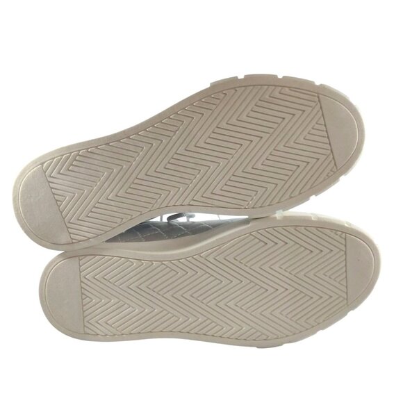 Shoedazzle Holographic Quilted Platform Iridescent High-Top Size 8 Sneakers - Picture 10 of 12